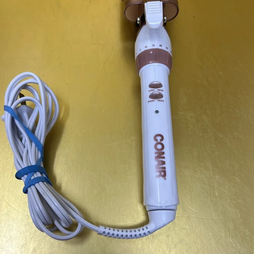 Conair Double Ceramic Triple Barrel Curl Styling Waver Rose Gold Hair Tool